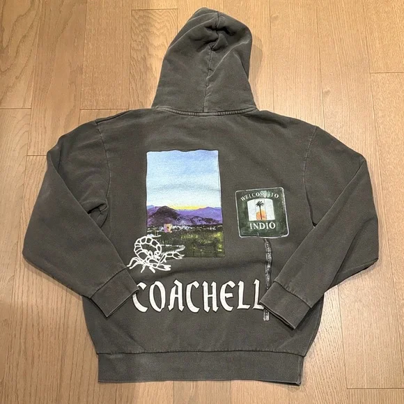 🆕 Coachella Valley Music & Arts Festival watercolors hoodie - Picture 4 of 7